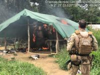 PF desmonta acampamento em comunidade dominada por garimpeiros na terra Yanomami