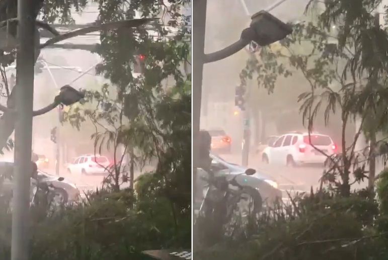 Chuva causa alagamentos e quedas de árvores em São Paulo