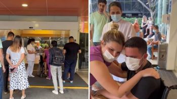 César Henrique Silva Nitão, de 23 anos, recebeu alta do hospital; momento foi publicado pelo pai da vítima no Instagram