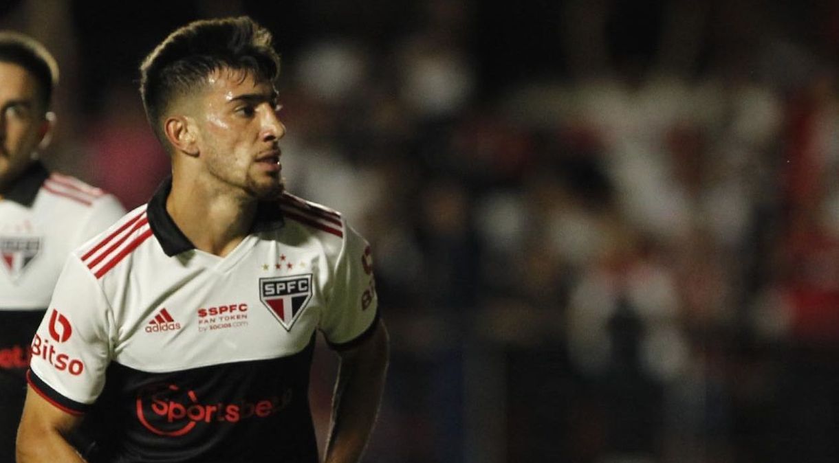 Pedrinho, jogador do São Paulo Futebol Clube que pediu afastamento do time