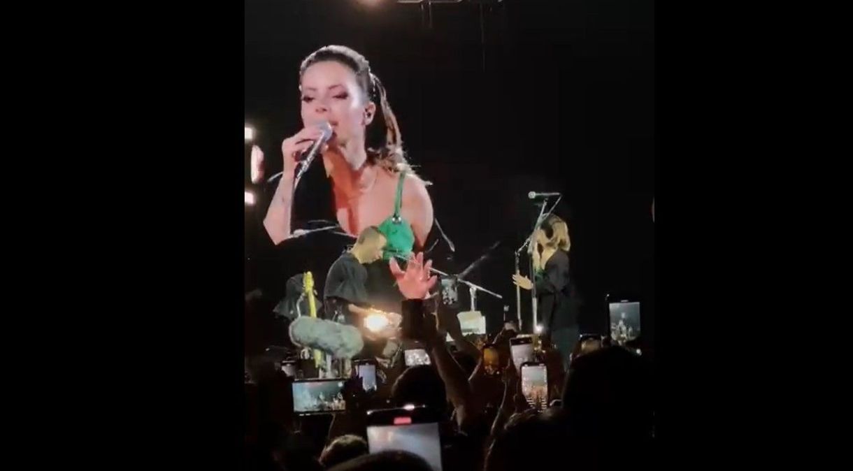 Sandy cantou com Coldplay em show de São Paulo