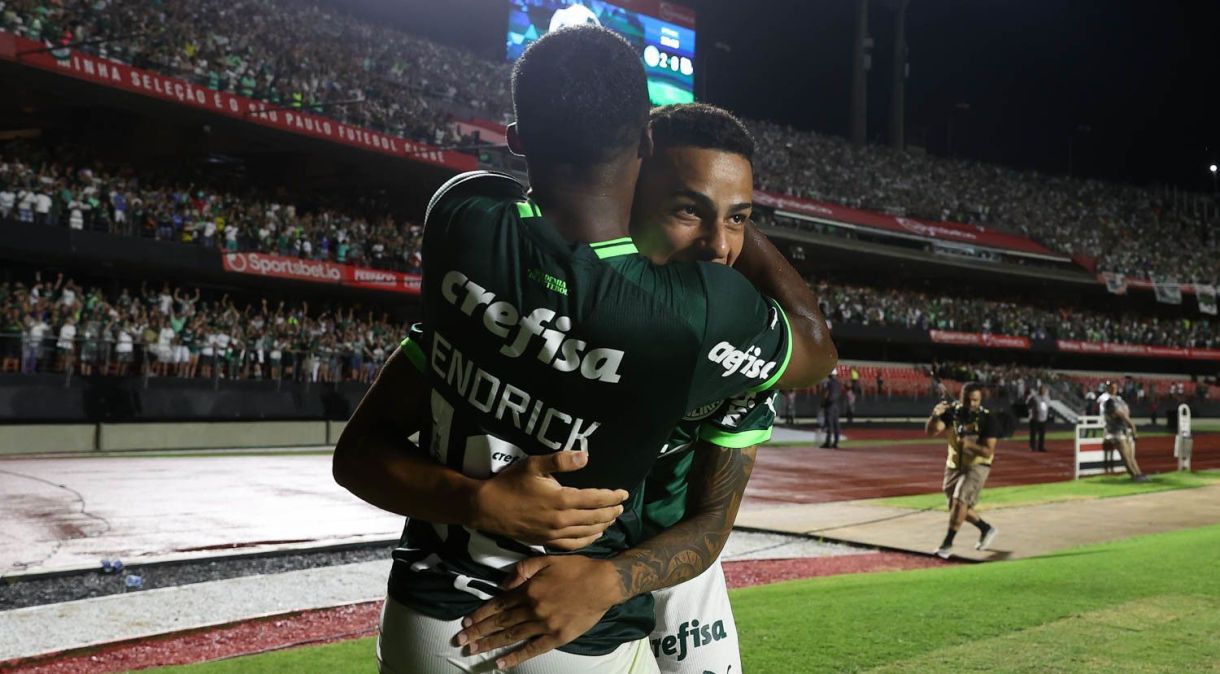Palmeiras venceu o Santos no Morumbi em fevereiro