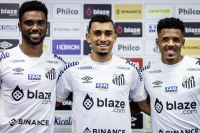 Santos anuncia trio de vice-campeões do Paulistão com o Água Santa