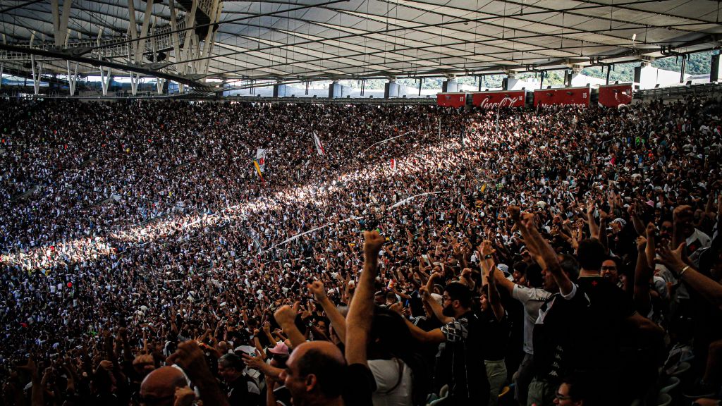 Torcida do Vasco lotou o Maracanã contra o Palmeiras