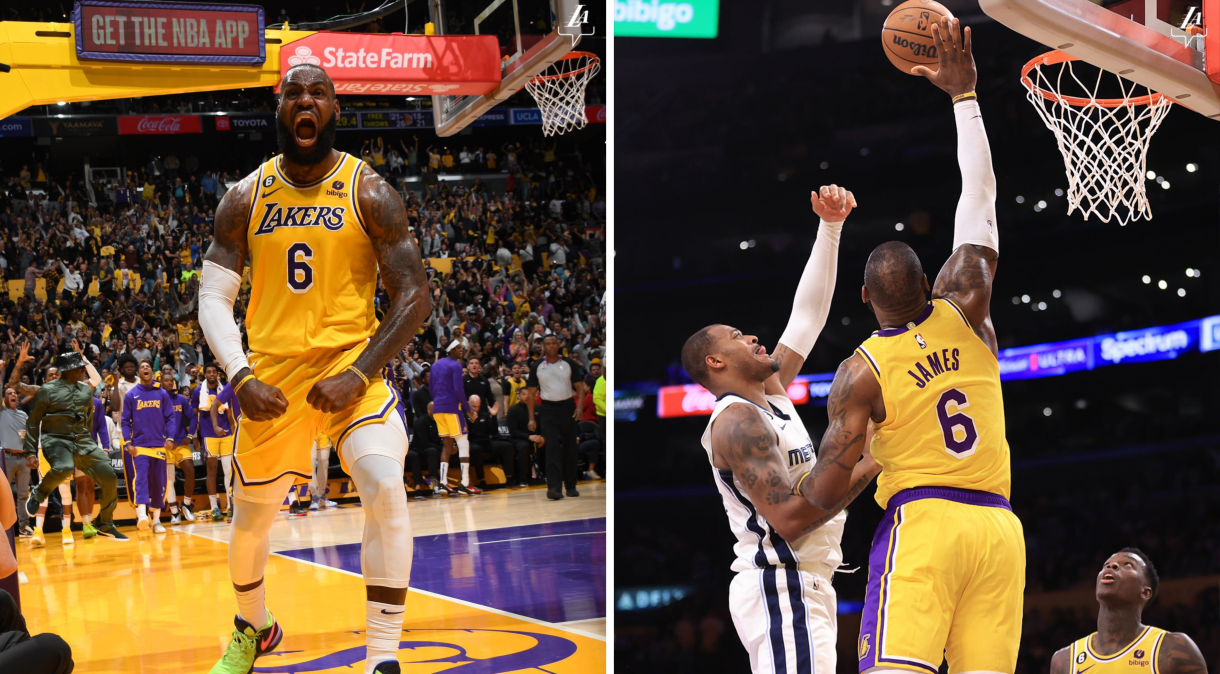 LeBron James comanda vitória dos Lakers nos playoffs da NBA