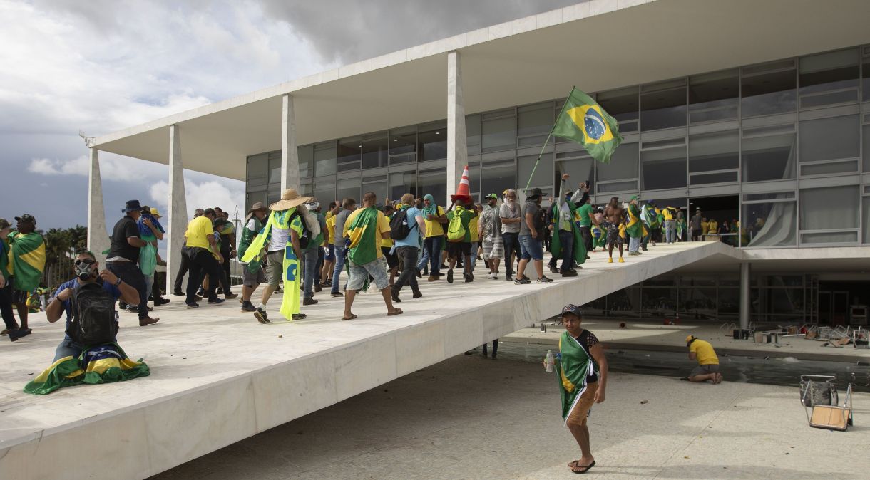 Invasão ao prédio do Supremo Tribunal Federal (STF) durante os atos criminosos de 8 de janeiro em Brasília
