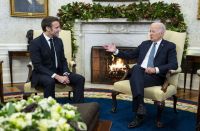 Macron e Joe Biden conversaram nesta quinta-feira sobre a Guerra na Ucrânia