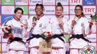 Brasil fatura quatro medalhas e fica em 3° no Grand Slam de Judô da Turquia