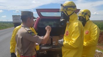 Equipe da Comissão Nacional de Energia Nuclear (CNEN) também esteve no local; não houve contaminação