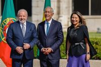 Lula participa de cerimônia com presidente de Portugal e homenagem a Camões