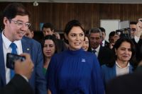 Michelle Bolsonaro se manifesta sobre operação de busca e apreensão da PF: “Não sabemos o motivo”