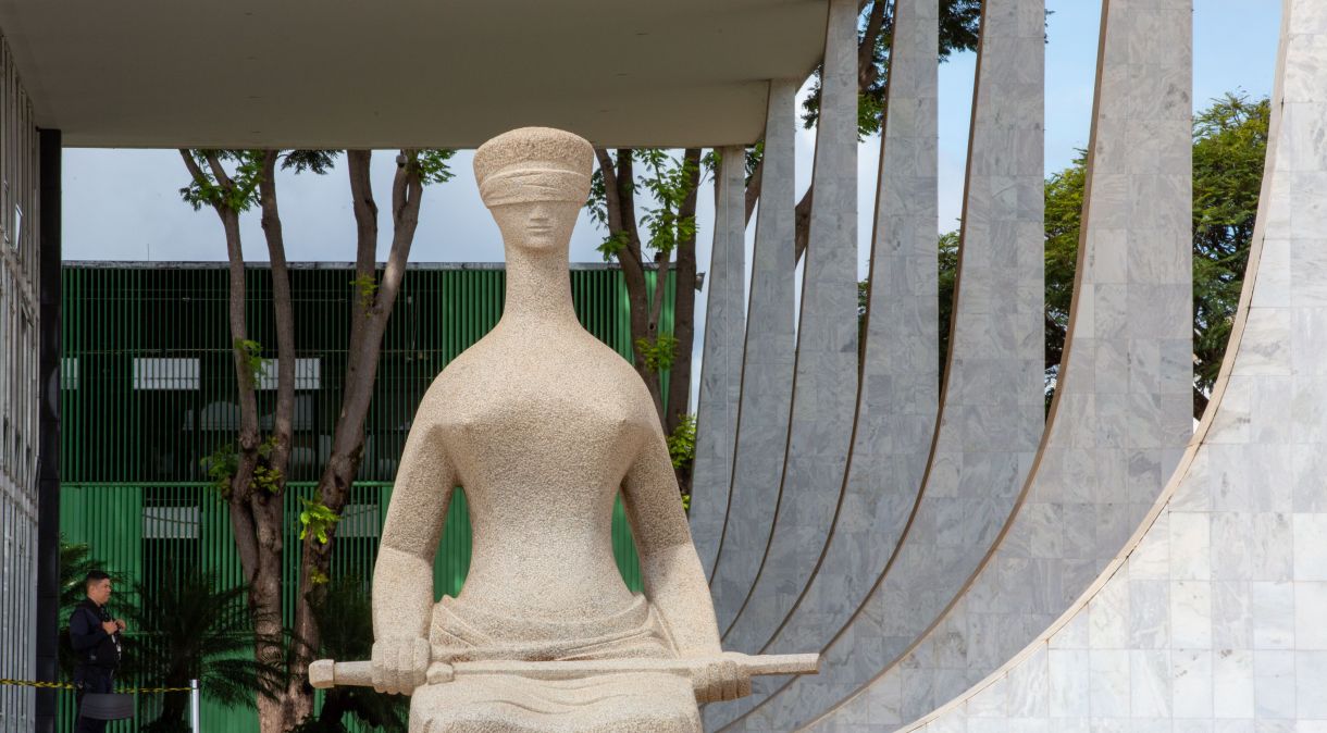 Fachada do palácio do Supremo Tribunal Federal (STF) em Brasília (DF)