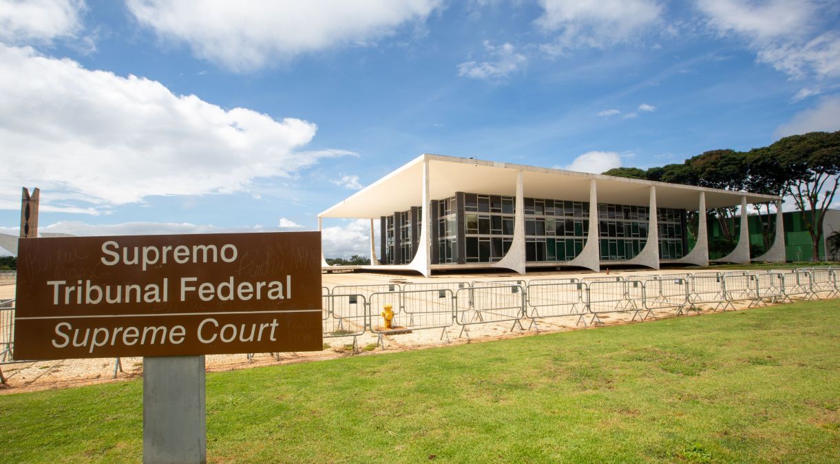 Fachada do palácio do Supremo Tribunal Federal (STF) em Brasília (DF)