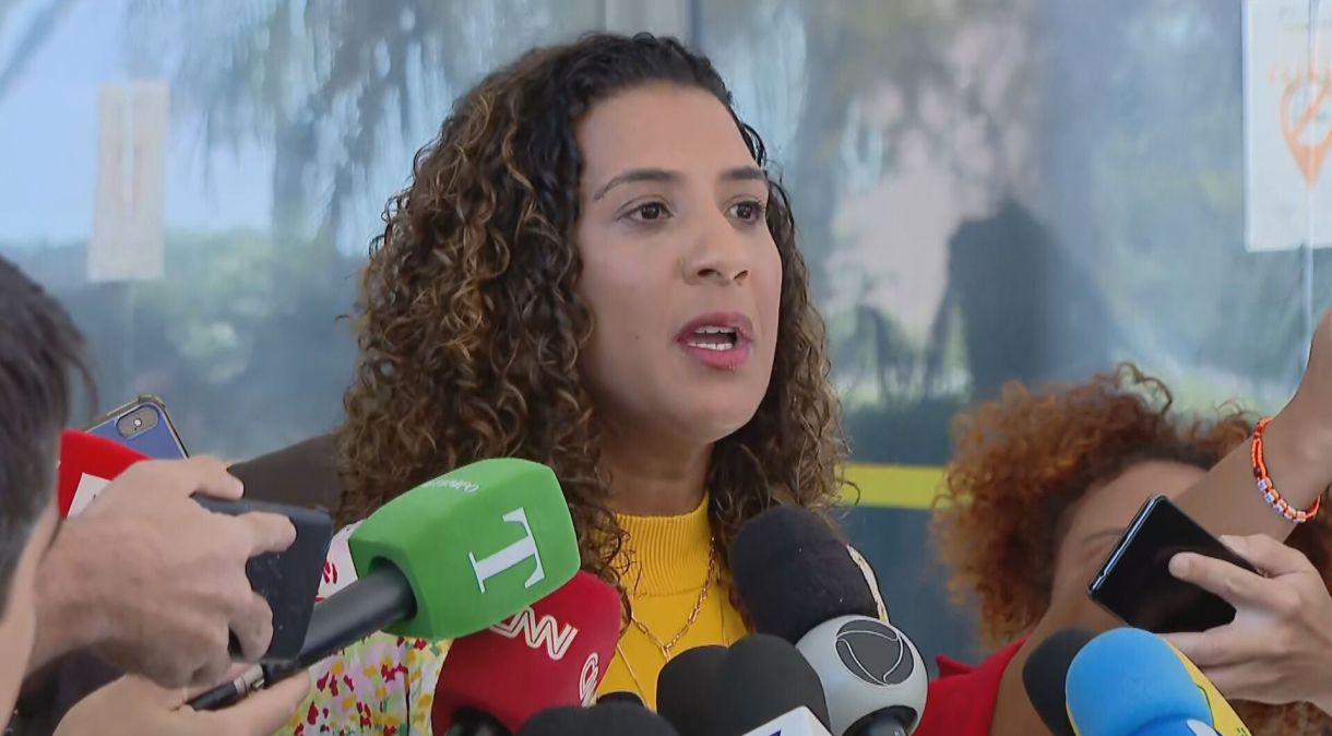 Anielle Franco, ministra da Igualdade Racial do Brasil