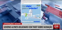 Governo alfineta Bolsonaro com tweet sobre vacinação