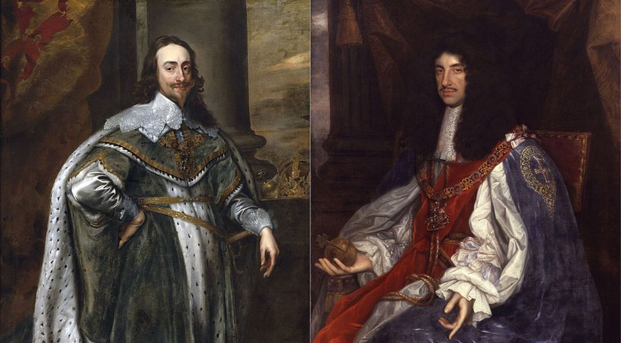 Carlos I e Carlos II tiveram destinos trágicos durante a história do Reino Unido.