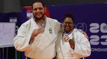 Rafael "Baby" Silva e Bia Souza ficaram em terceiro lugar em suas categorias