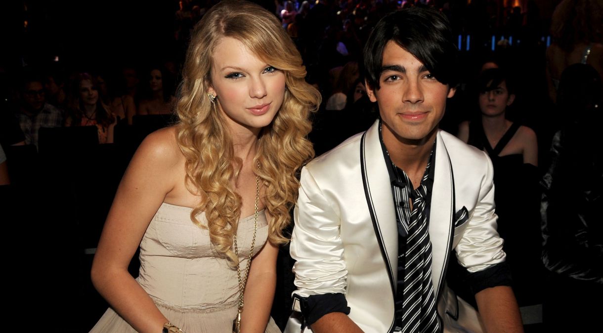 Os cantores Taylor Swift e Joe Jonas no MTV Video Music Awards 2008