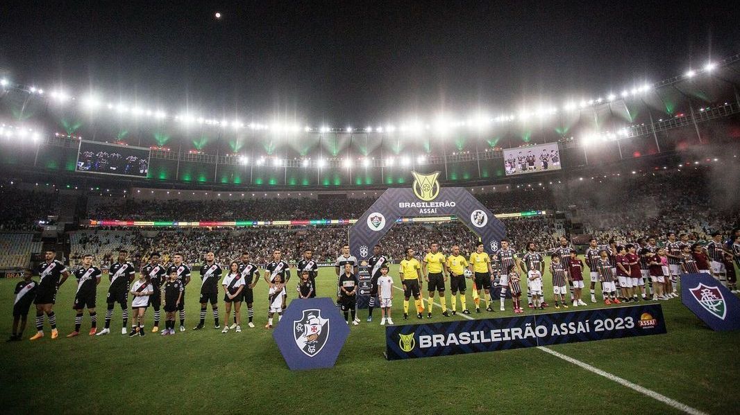Fluminense e Vasco antes de jogo pela quarta rodada do Brasileirão 2023