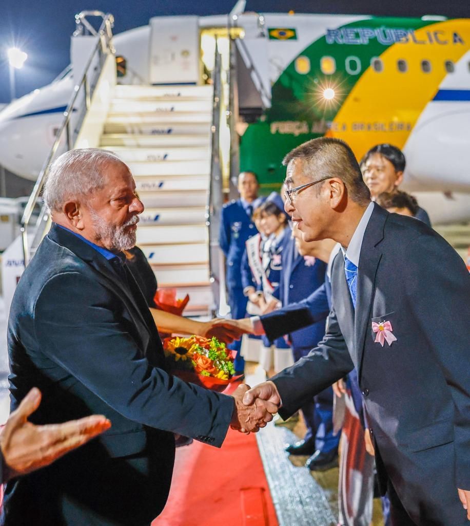 Lula chega a Hiroshima para participar de cúpula do G7 no Japão