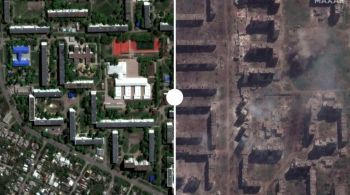 Considerada um cemitério a céu aberto, cidade do lesta da Ucrânia é alvo frequente de bombardeios pela Rússia