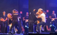 Fã invade palco e paralisa show de Joelma no Acre