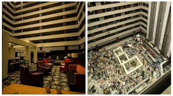 Grande hotel de Michigan que estava com móveis intactos foi destruído por vândalos nos EUA; veja antes e depois