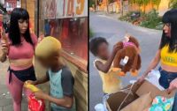 Polícia investiga caso de influencers que entregaram banana e macaco de pelúcia a crianças negras