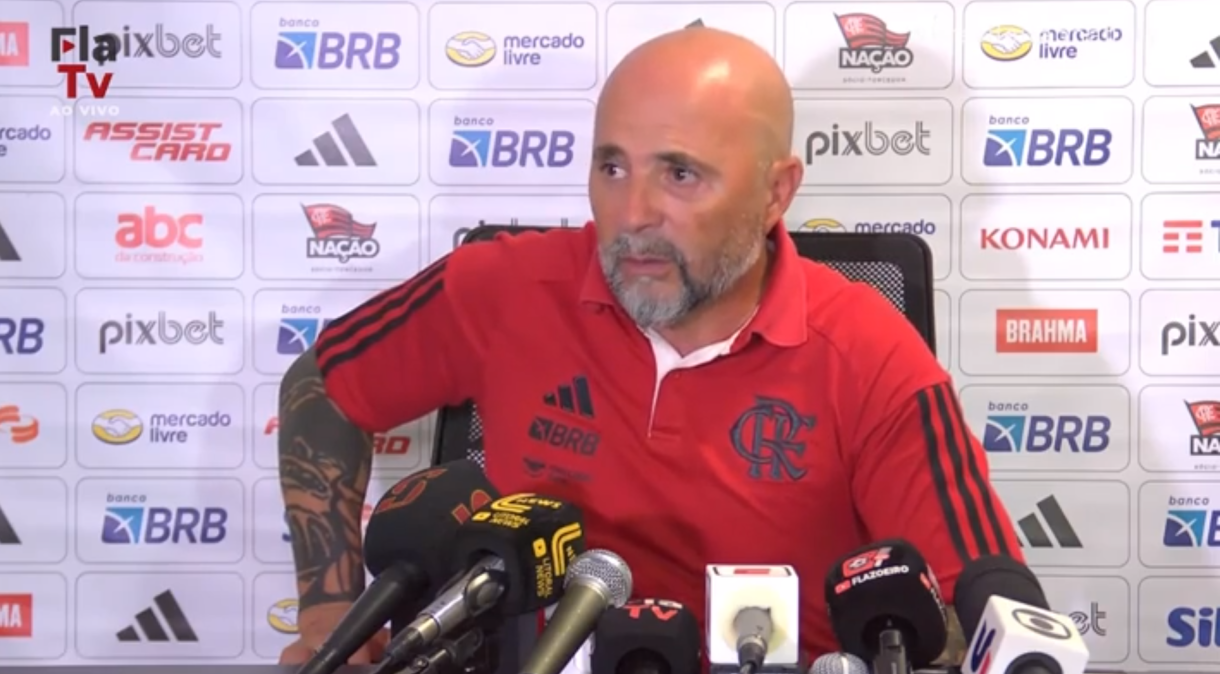 Jorge Sampaoli poderá ser demitido do Flamengo ainda em 2023.