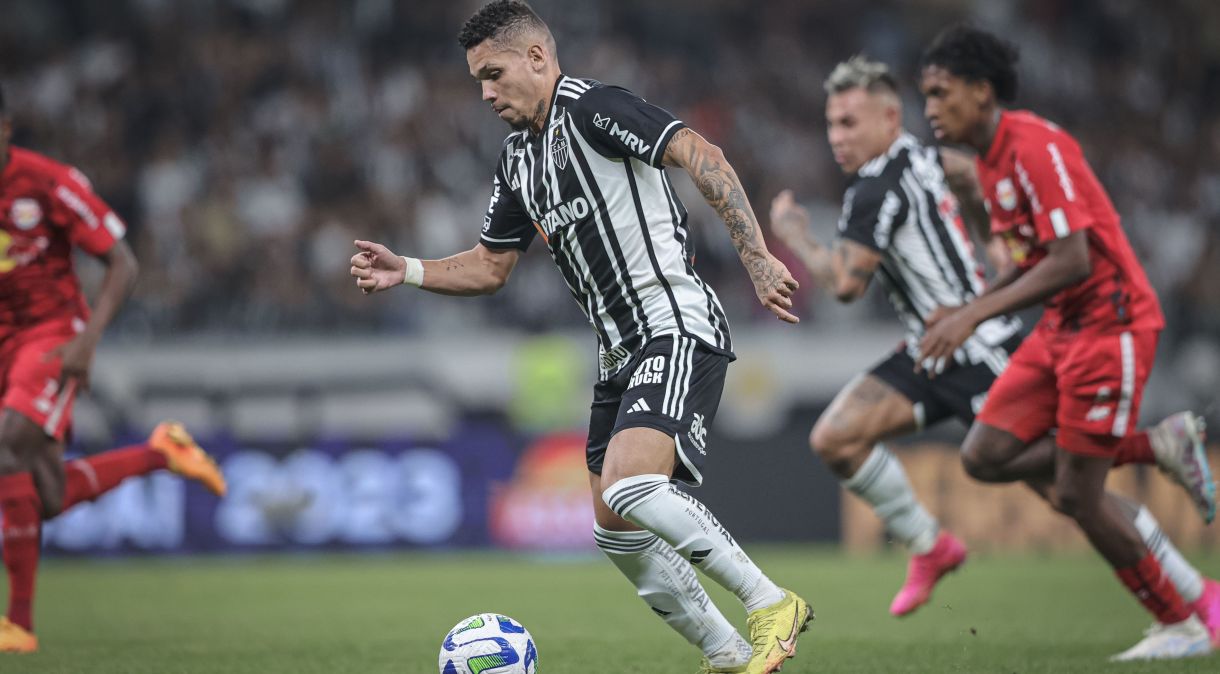 Paulinho marcou o gol do Galo no Mineirão