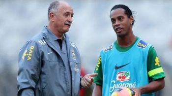 Com a camisa do Galo, jogador enfrentou Scolari quando o técnico estava no Palmeiras