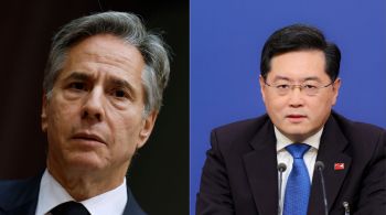 Secretário de Estado norte-americano e Qin Gang discutiram também "a importância de manter linhas de comunicação abertas"; fala de diplomata chinês foi mais incisiva em relação ao do seu colega norte-americano