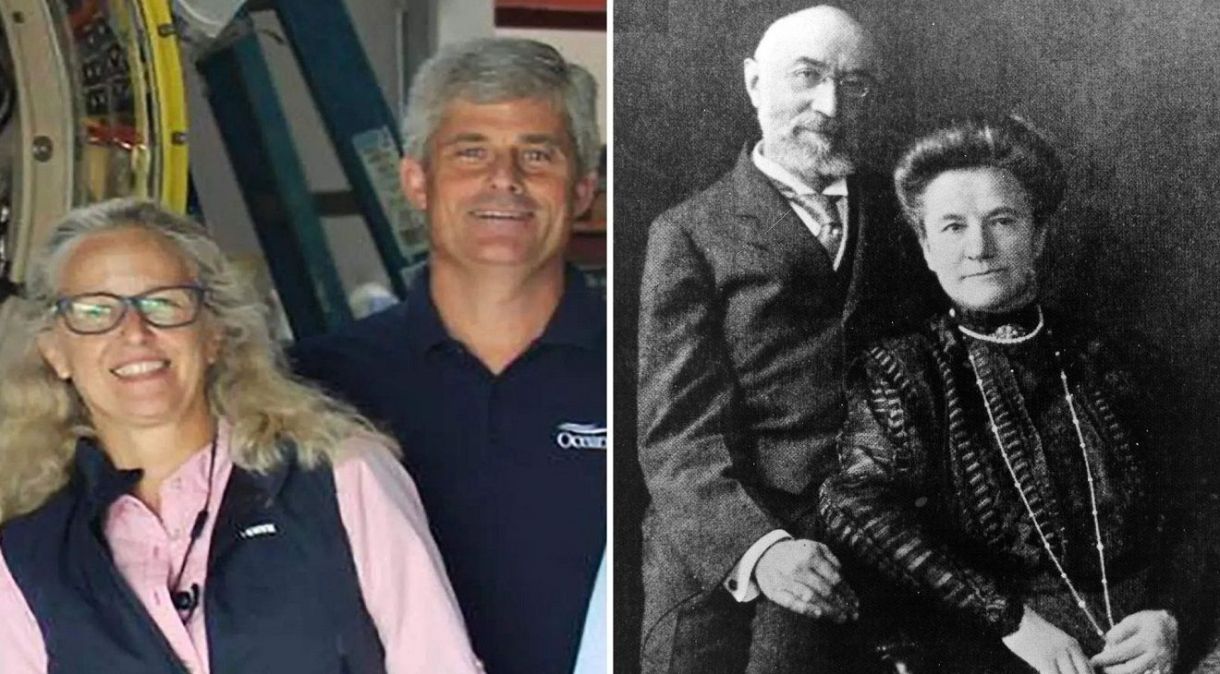 Isidor e Ida Straus são tataravôs de Wendy Rush, cujo marido é um dos ocupantes do submersível