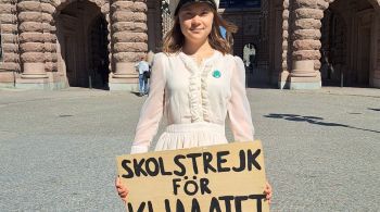Ativista sueca iniciou movimento global de protestos nas escolas contra as mudanças climáticas