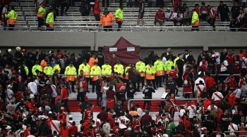 Partida contra o Defensa y Justicia era disputada no estádio Monumental, em Buenos Aires