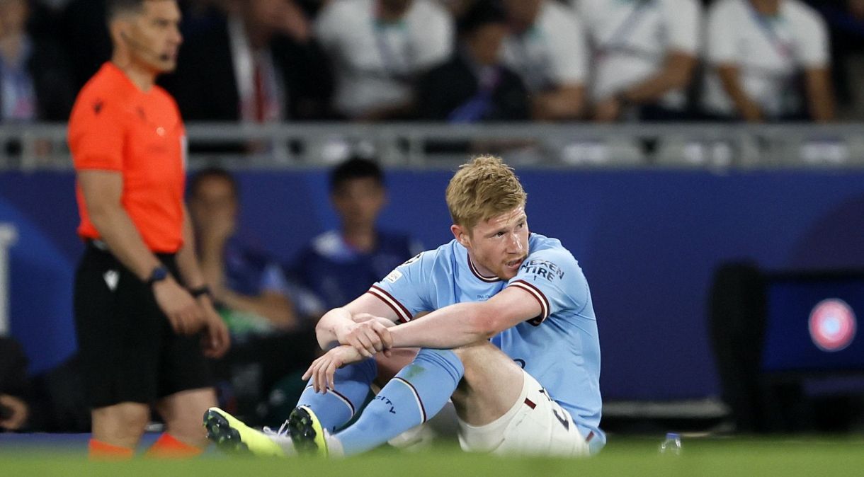 Kevin de Bruyne sofreu com lesões na última temporada pelo Manchester City