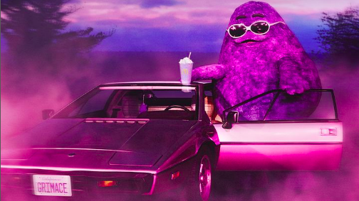 Personagem Grimace tomou conta das redes sociais do McDonald's para celebrar seu aniversário