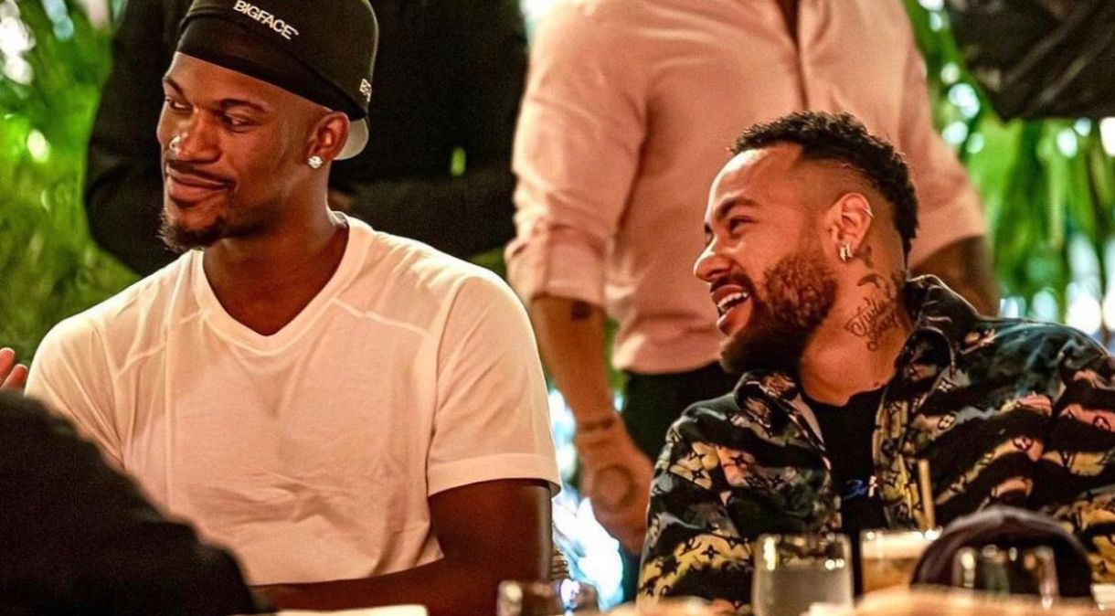 Jimmy Butler e Neymar juntos em Miami