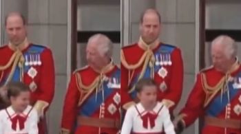 Vídeo em que a família fazia sua aparição no "Trooping The Colour" viralizou nas redes