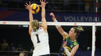 Vôlei: Brasil é superado pelos Estados Unidos na Liga das Nações