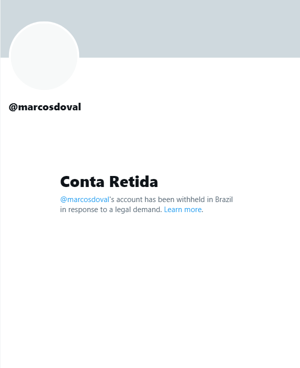 Conta de Marcos do Val (Podemos-ES) no Twitter sai do ar após cumprimento de busca e apreensão da PF.