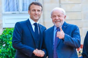 Macron quer encontrar agenda comum com Lula sobre Ucrânia