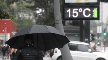 Pode gear na fronteira com o Uruguai e na Campanha Gaúcha; termômetros em SP devem registrar mínima de 15 °C à noite