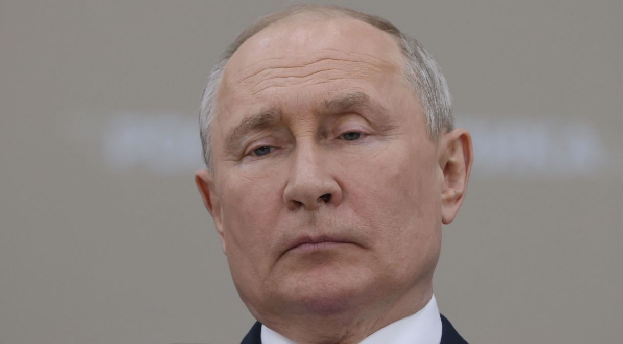 Vladimir Putin participa da Segunda Cúpula do Fórum Econômico e Humanitário Rússia África em São Petersburgo, Rússia, em 27 de julho.