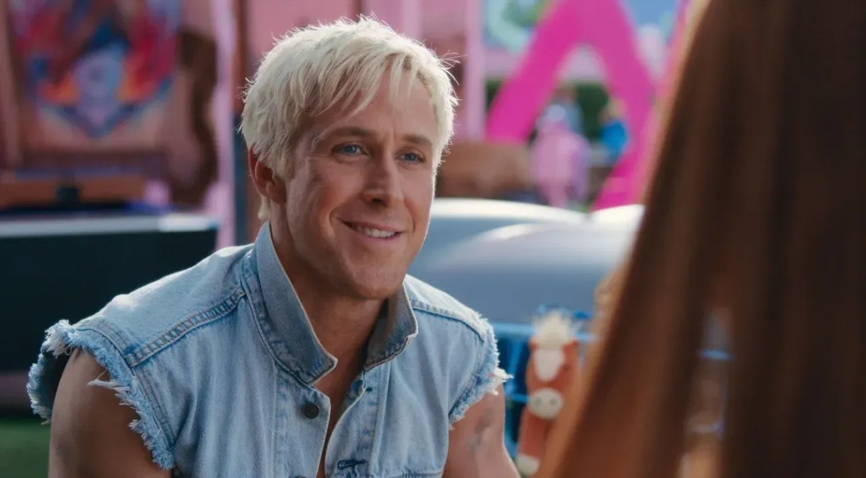 Ryan Gosling como Ken em "Barbie"