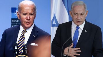 Presidente norte-americano, Joe Biden, e o premiê israelense, Benjamin Netanyahu, discutiram "estreita coordenação", inclusive por meio de "exercícios militares conjuntos regulares e contínuos"