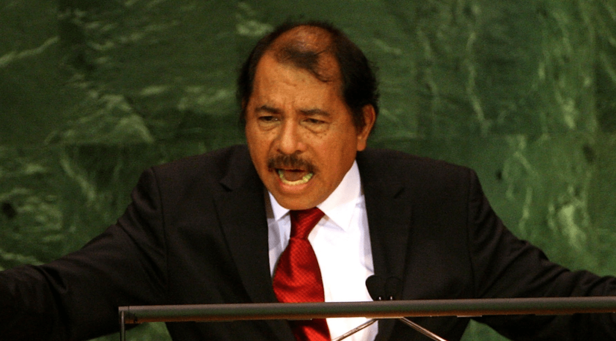 Daniel Ortega, presidente da Nicarágua, em discurso na 62ª Assembleia Geral da ONU