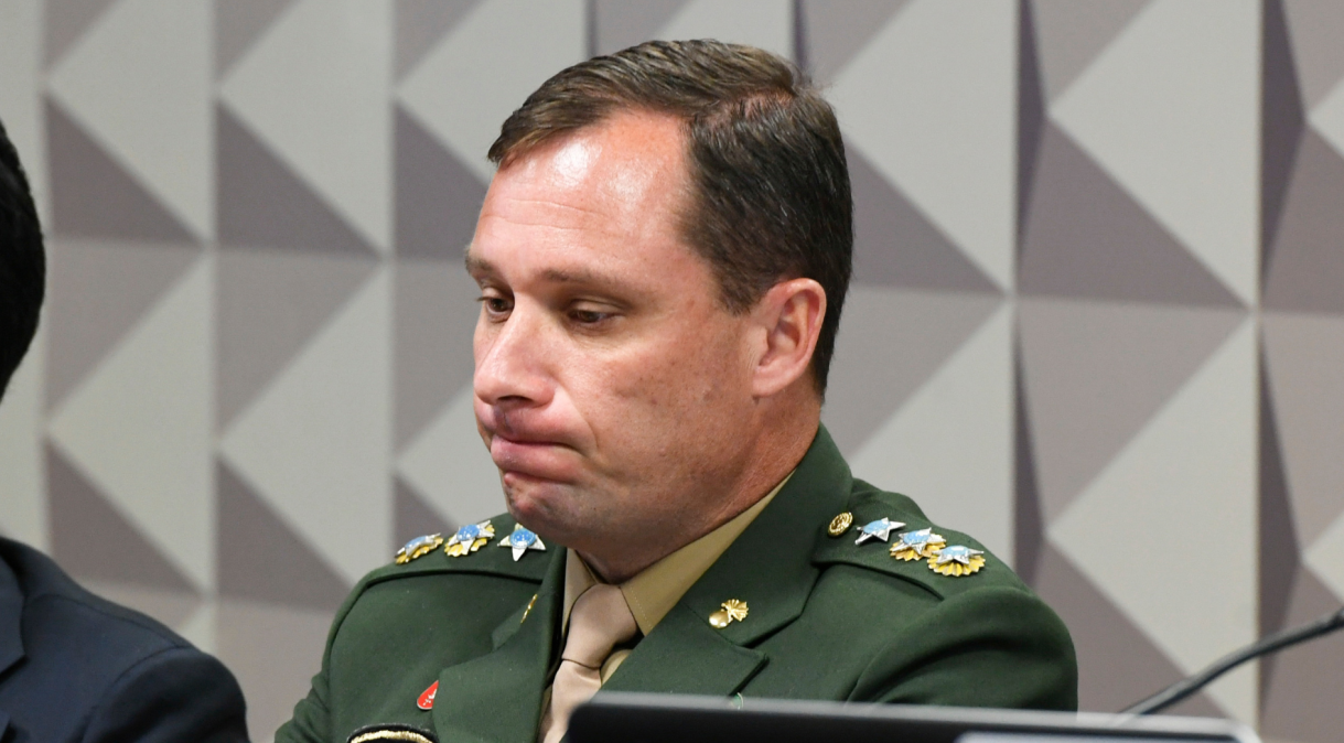Tenente-coronel Mauro César Barbosa Cid em depoimento à CPMI do 8 de janeiro