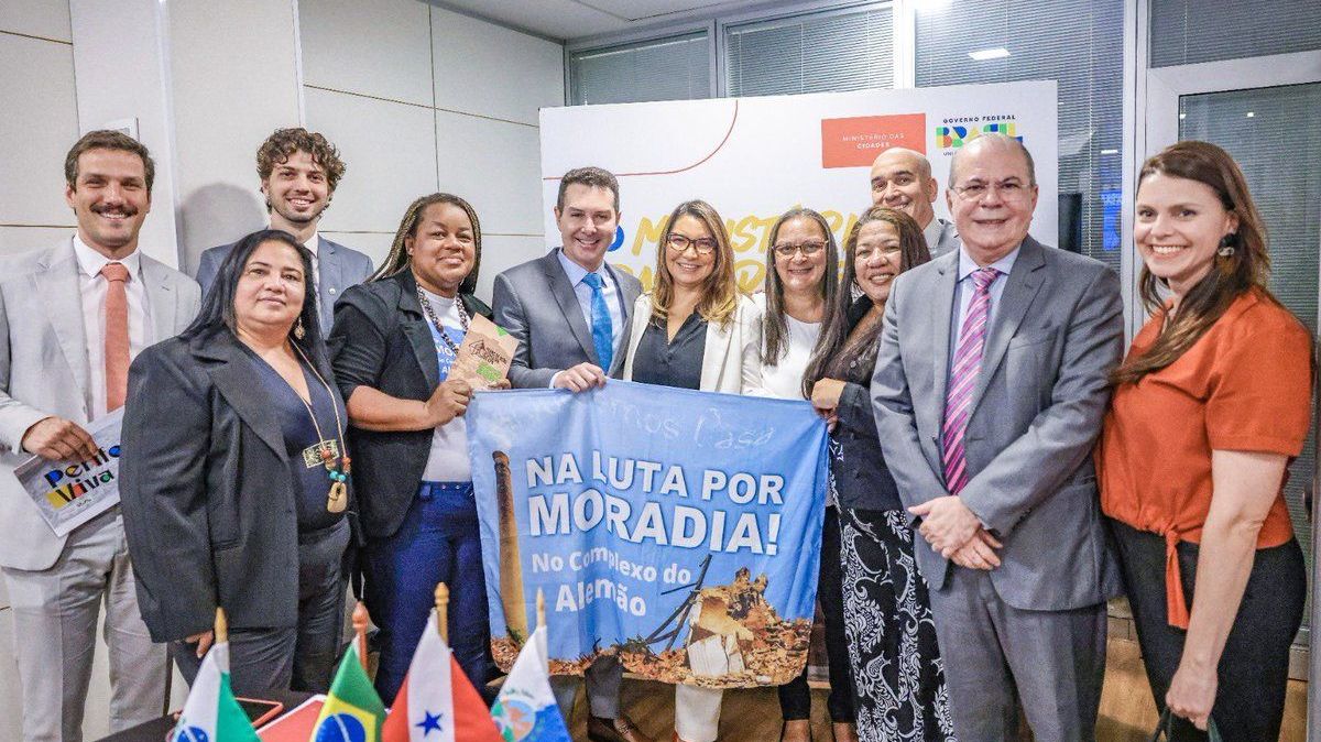 Janja se reúne com representantes do Complexo do Alemão em Brasília nesta terça (11).