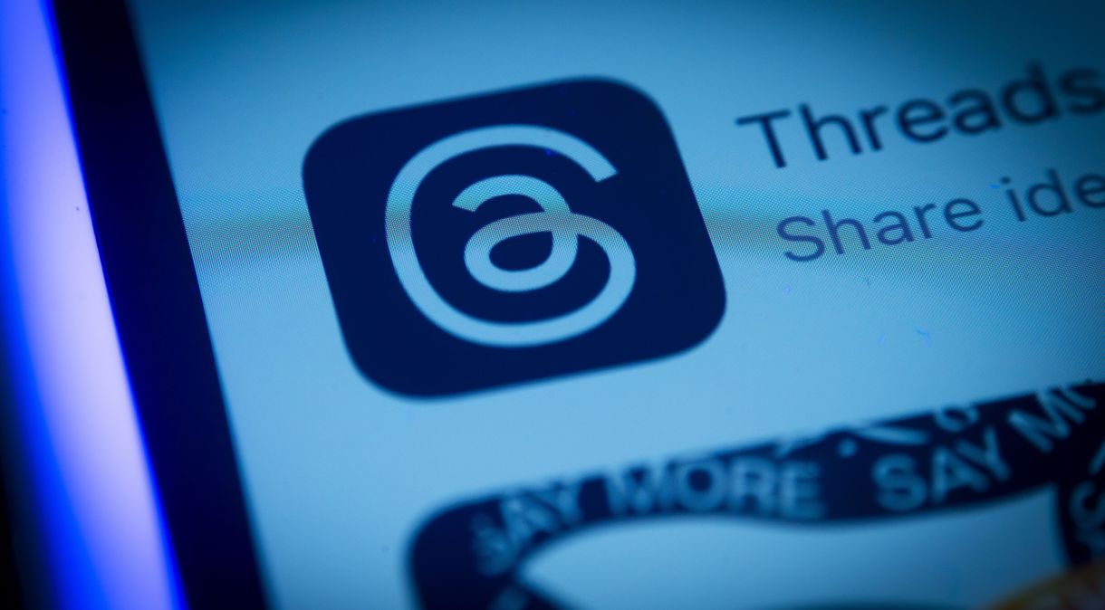 O aplicativo Threads, do Instagram, é visto na loja de aplicativos da Apple, em 6 de julho de 2023.